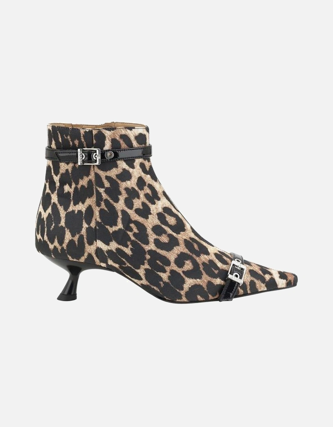 Eyelets Ankle Boots with Geometric Kitten Heel Women - Multicolor, 4 of 3