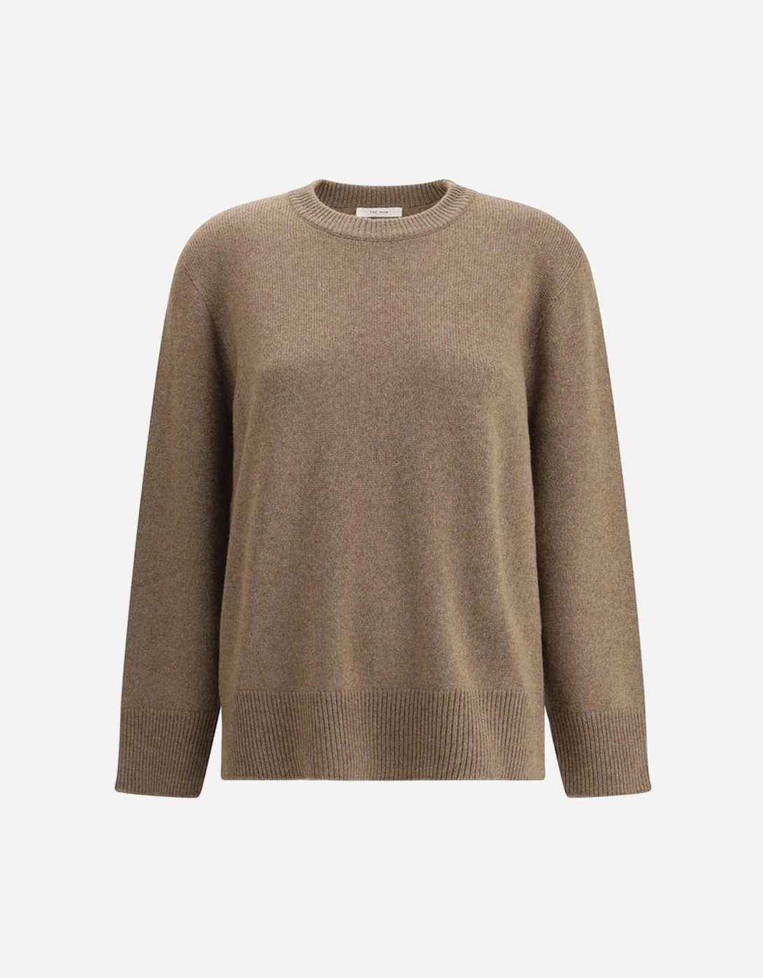 Hibem Cashmere Sweater with Ribbed Details Women - Brown, 4 of 3