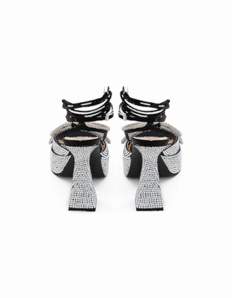 Luxury Leather Platform Shoes Women - Black Platform