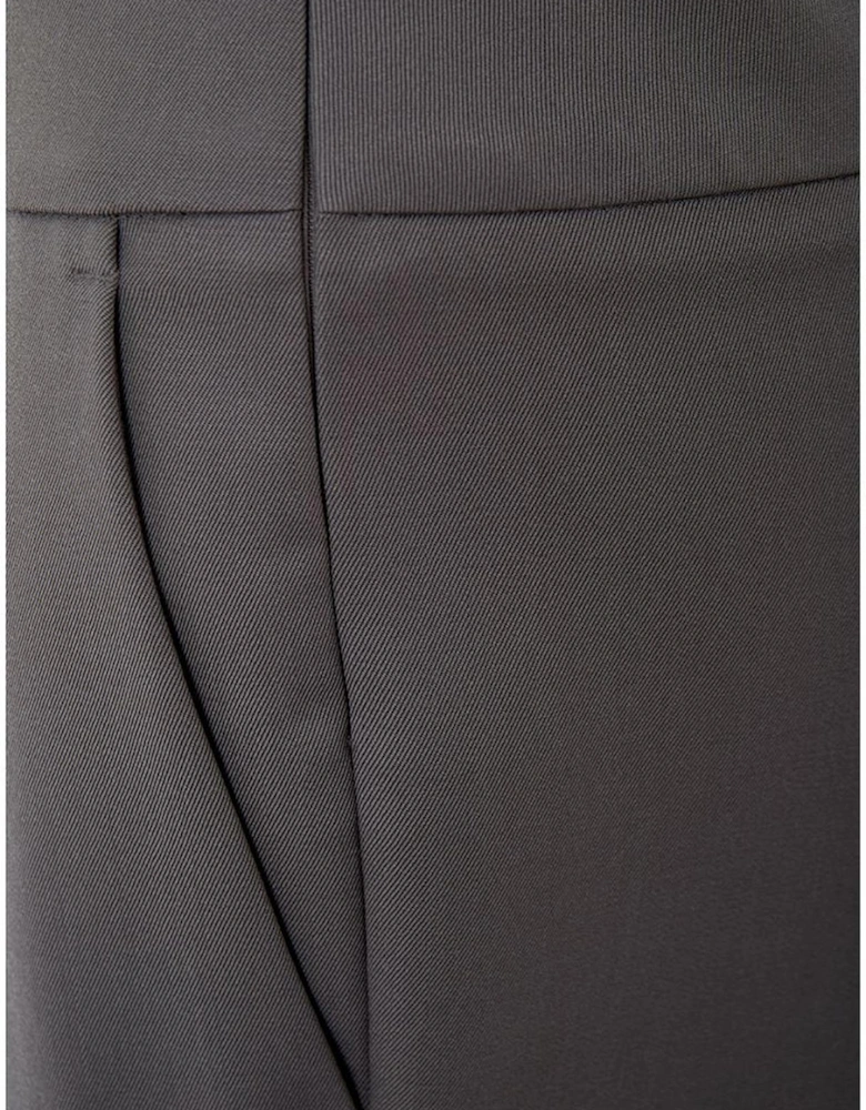 Exquisite Wool Tailored Trousers Women - Gray Jeans