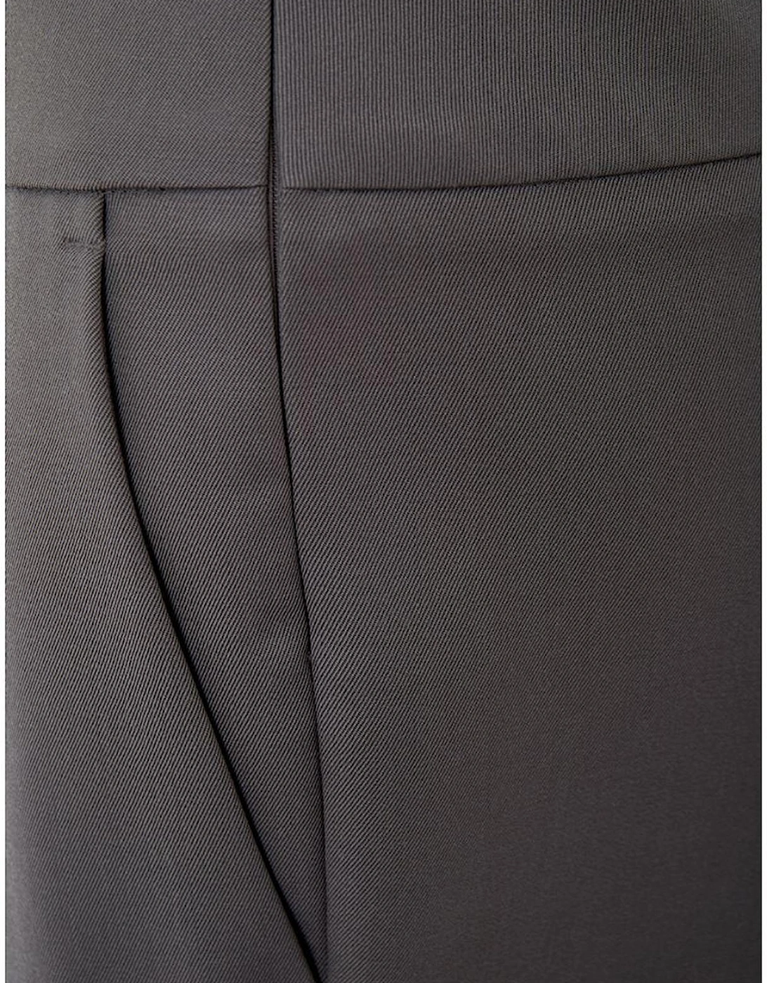 Exquisite Wool Tailored Trousers Women - Gray Jeans