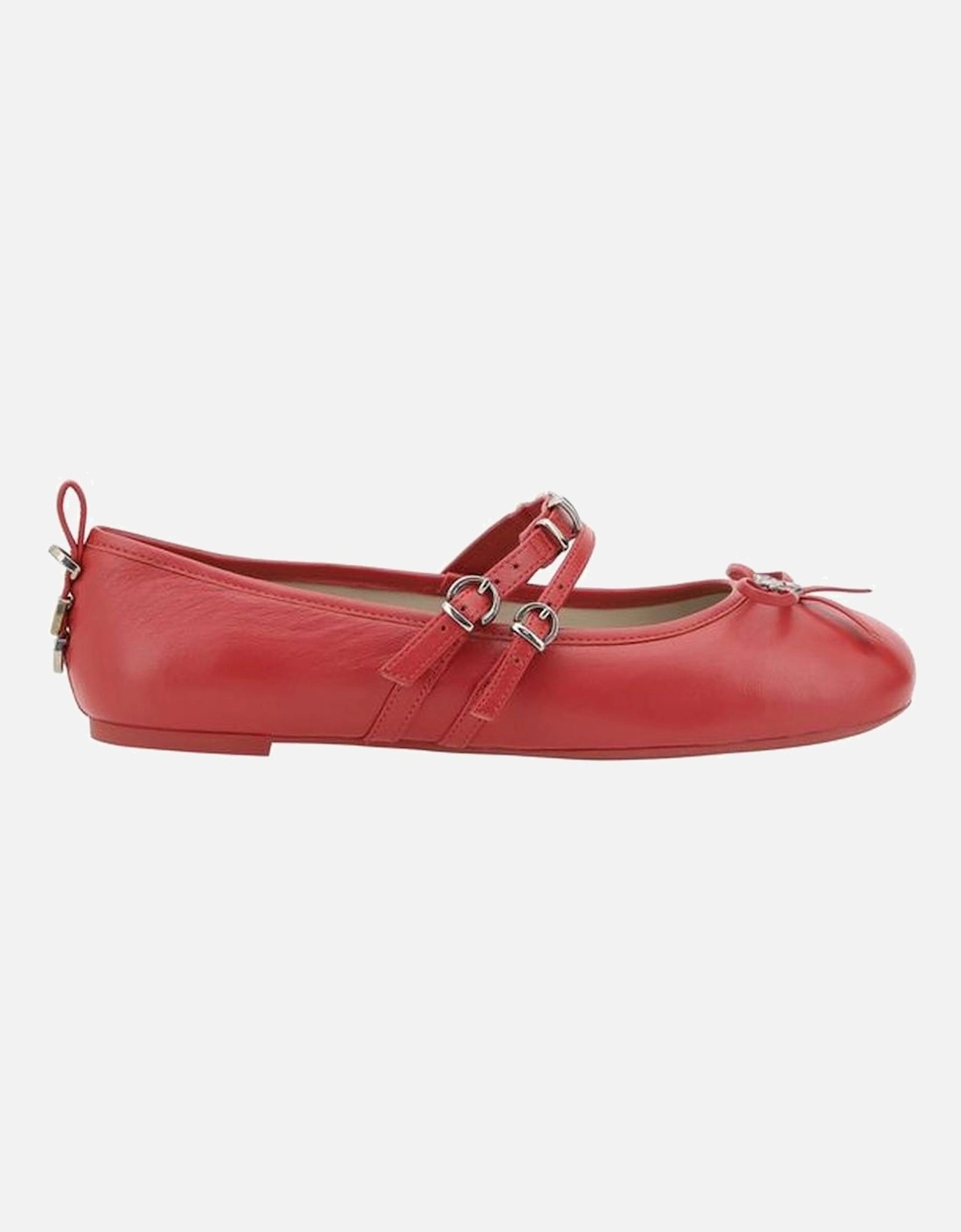 Gioia Ballerinas with Adjustable Buckles and Bow Detailing Women - Red, 5 of 4