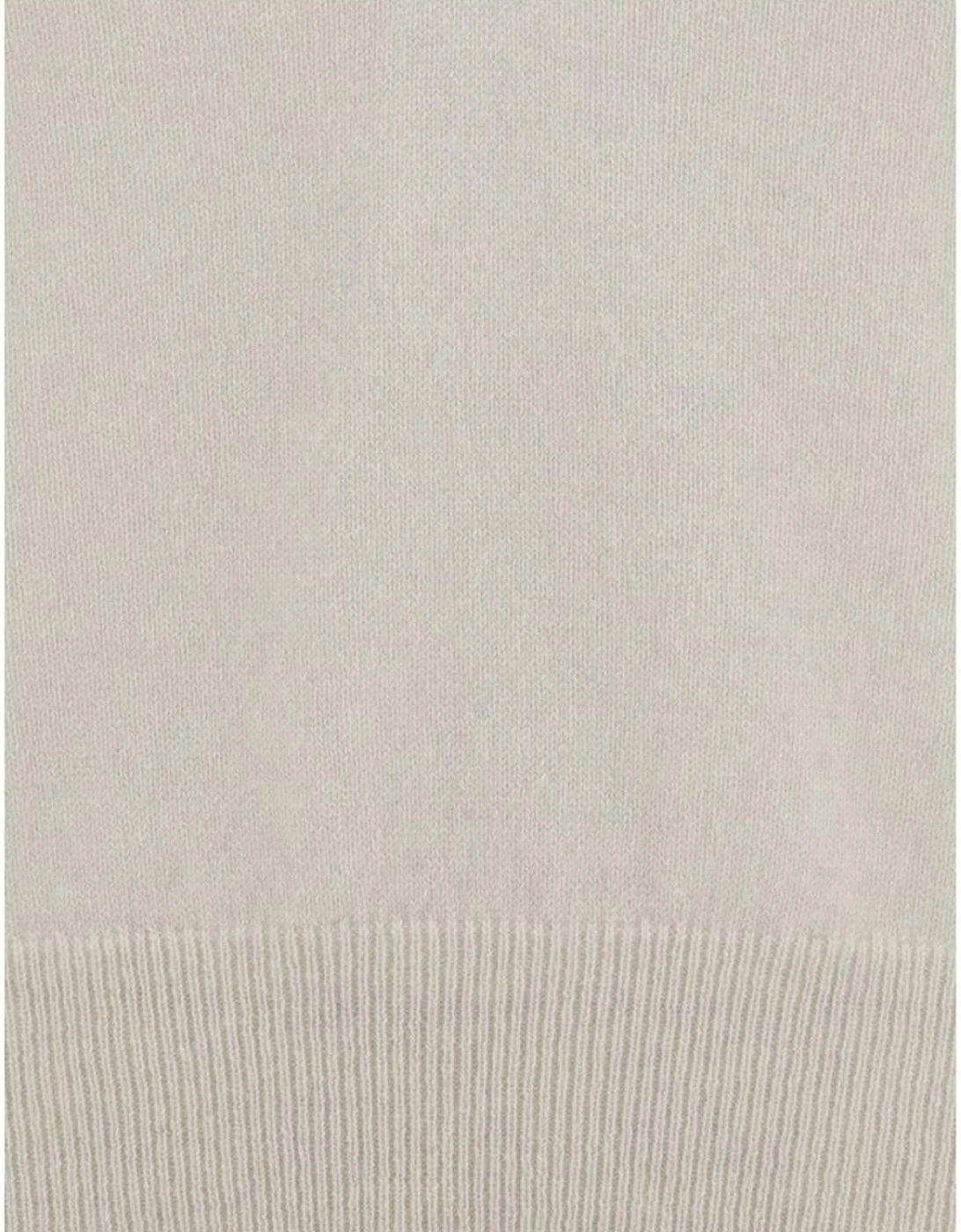 Cashmere Short-Sleeve V-Neck Sweater Women - White
