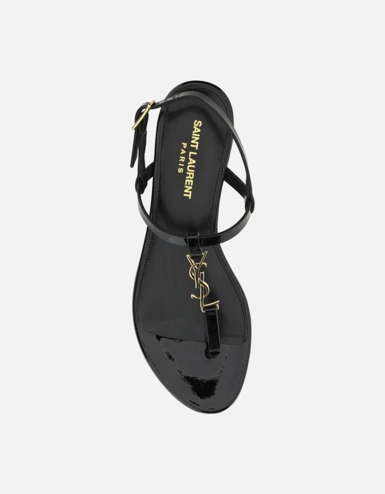 Calfskin Cassandra Ankle Strap Sandals Women - Black