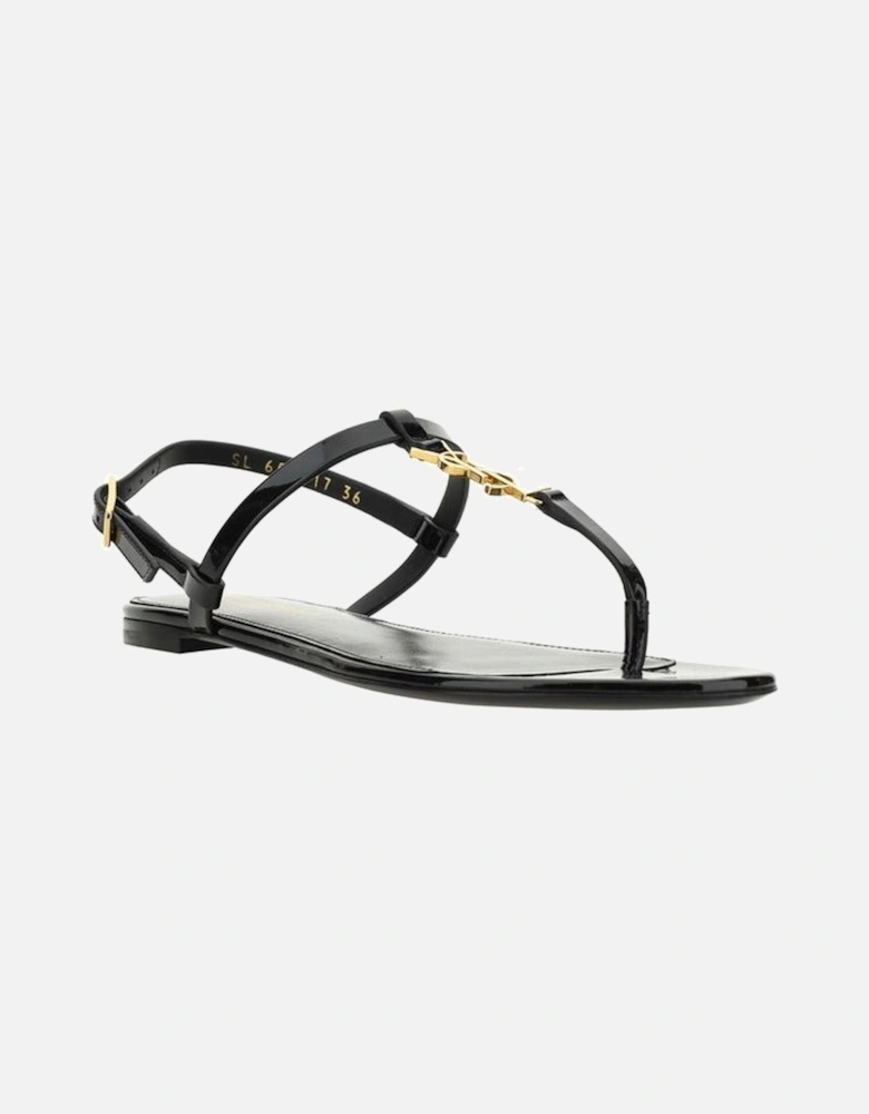Calfskin Cassandra Ankle Strap Sandals Women - Black