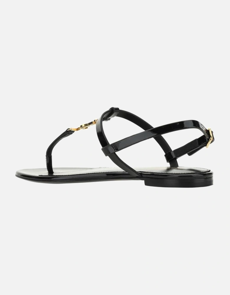 Calfskin Cassandra Ankle Strap Sandals Women - Black