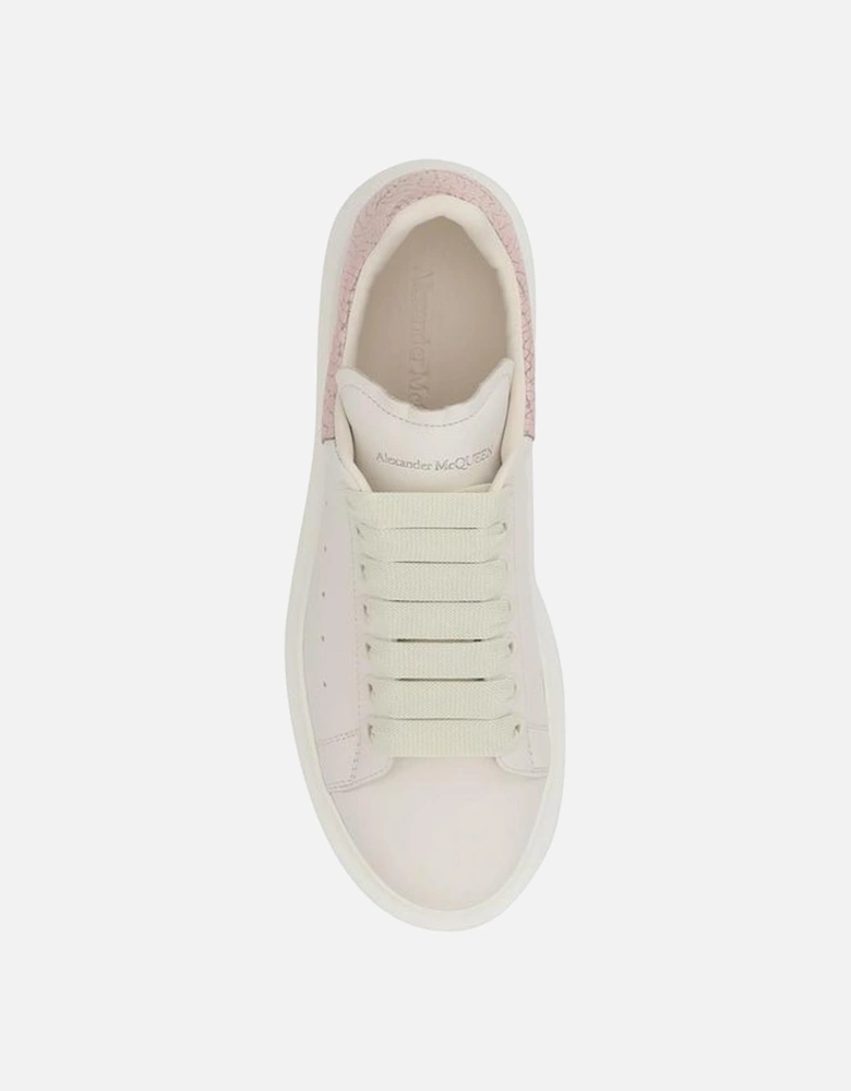 Leather Platform Sneakers with Logo Details Women - Multicolor