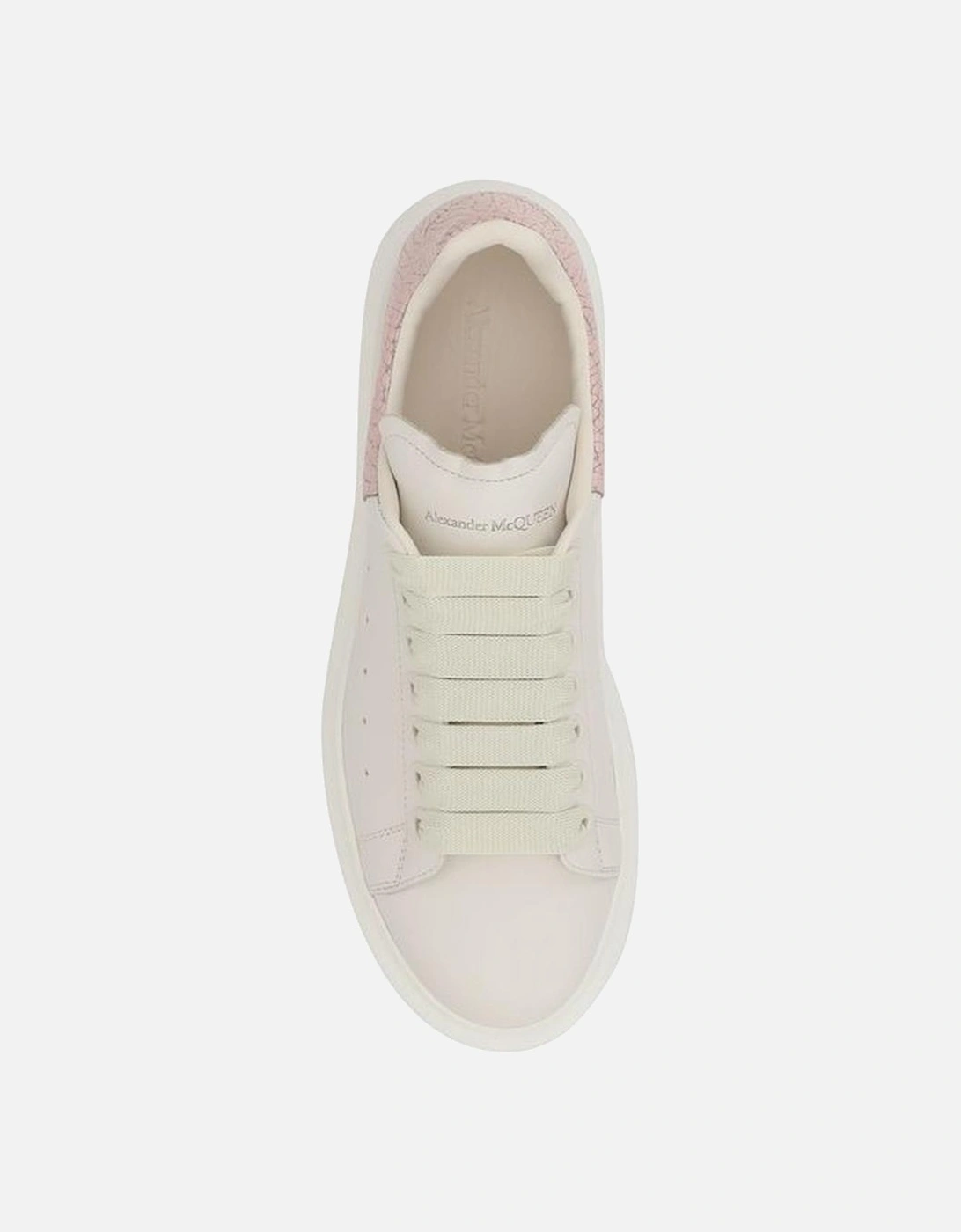 Leather Platform Sneakers with Logo Details Women - Multicolor