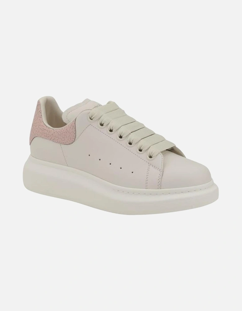 Leather Platform Sneakers with Logo Details Women - Multicolor