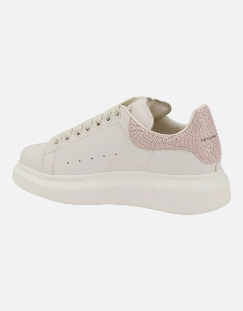 Leather Platform Sneakers with Logo Details Women - Multicolor
