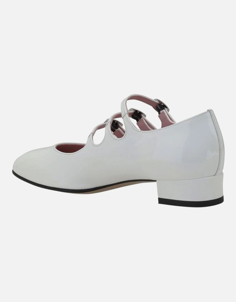 Leather Ariana Mary Jane Pumps Women - White