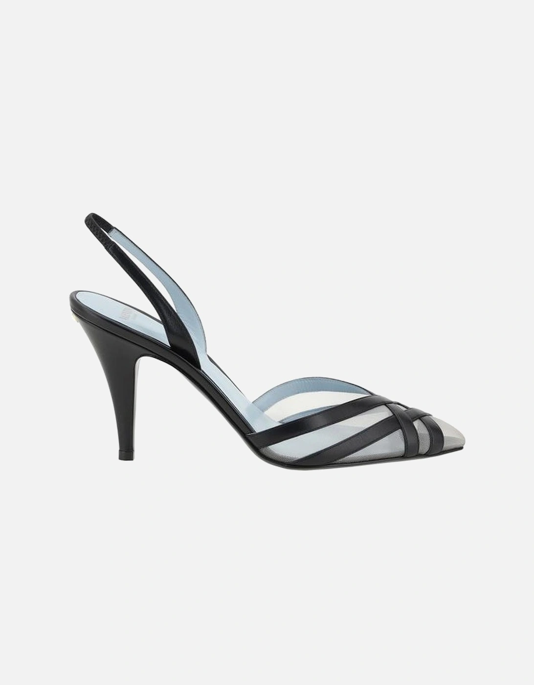 Elegant Leather Pumps with Stiletto Heels Women - Black Sandals, 5 of 4