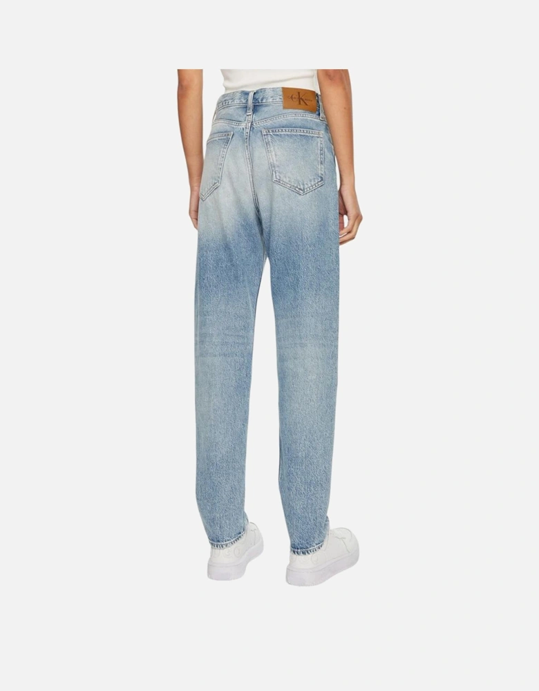 Authentic Slim Straight Cotton Jeans Women - Light Blue Jeans