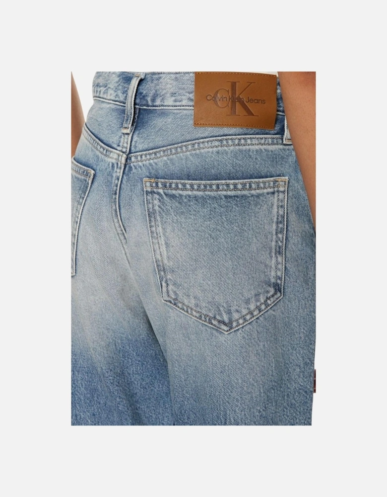 Authentic Slim Straight Cotton Jeans Women - Light Blue Jeans