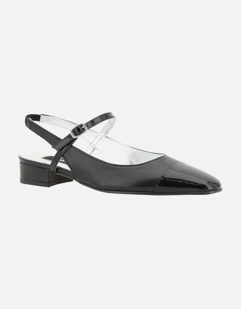 Patent Leather Almond Toe Pumps Women - Black