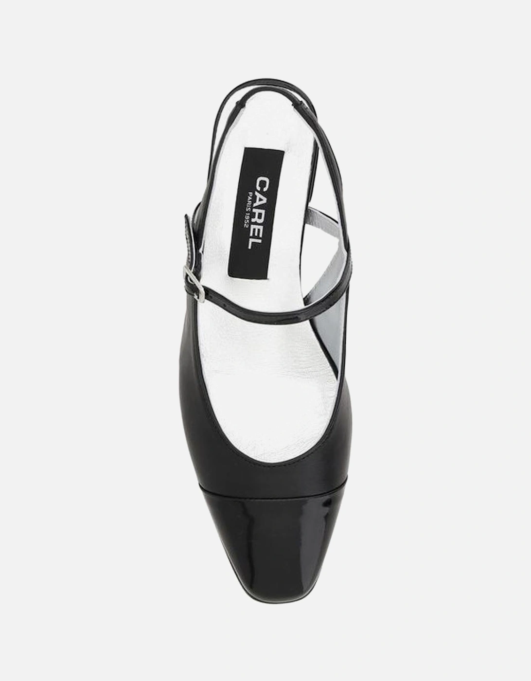 Patent Leather Almond Toe Pumps Women - Black