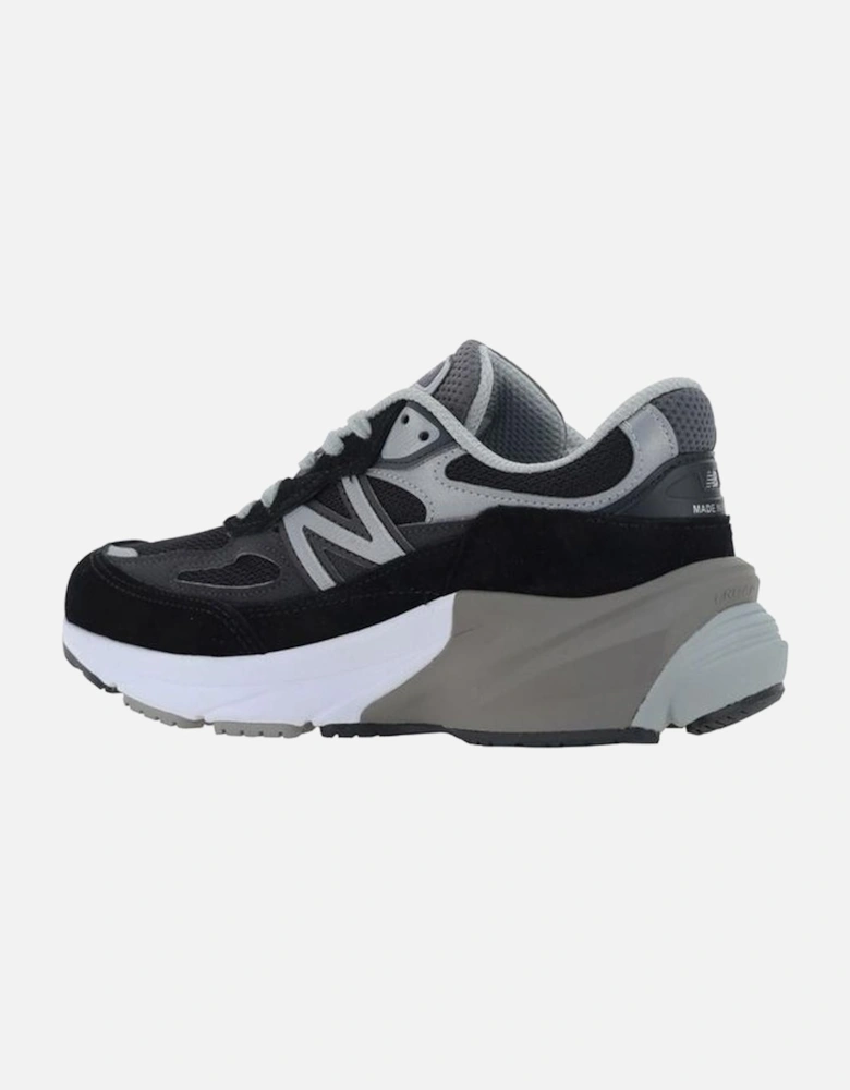 Monogrammed Lace-Up Sneakers with Rubber Sole Women - Black