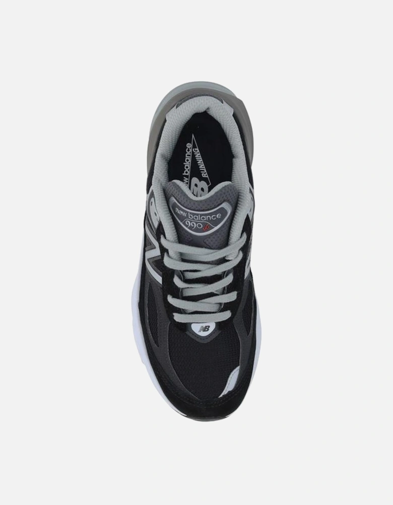 Monogrammed Lace-Up Sneakers with Rubber Sole Women - Black
