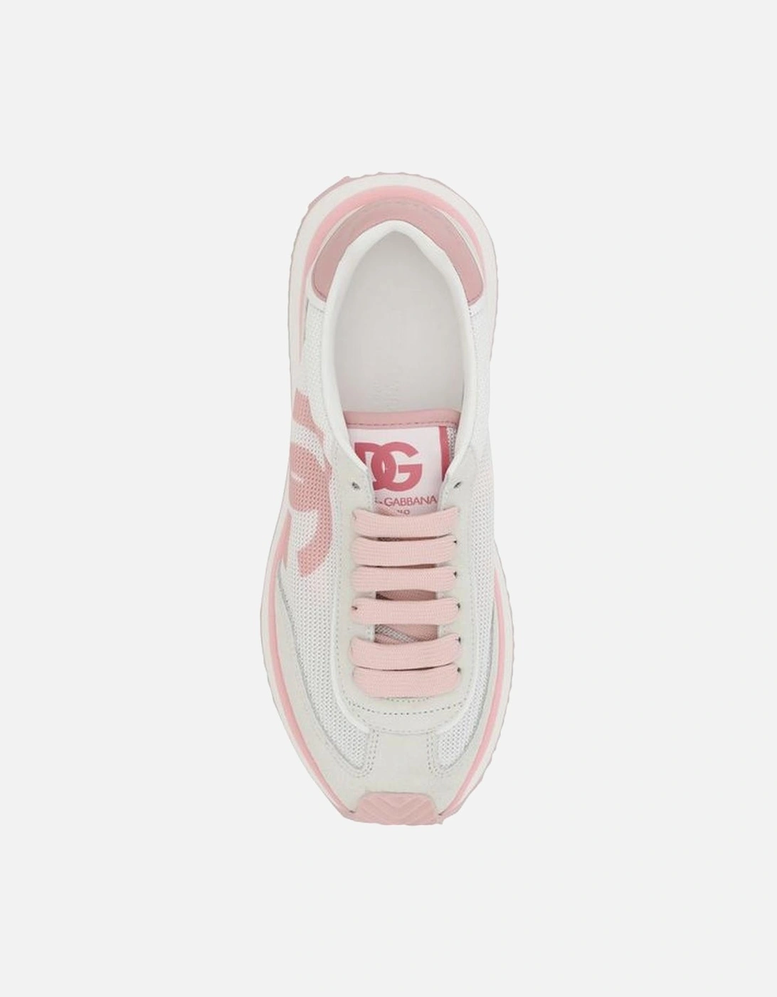 Cushion Leather Paneled Sneakers with Suede Detailing Women -