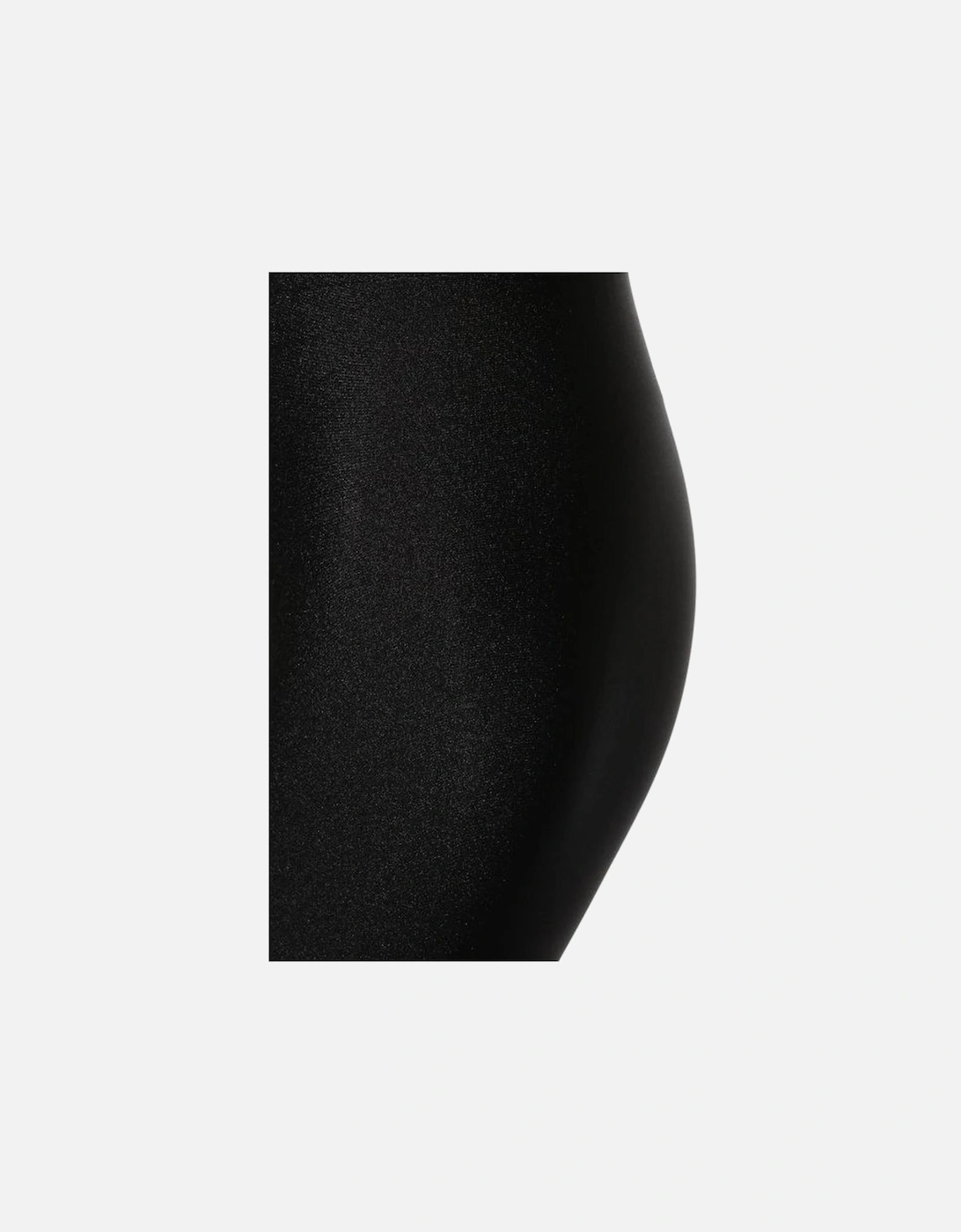 Stretch Leggings with Front Logo Print Women - Black Jeans