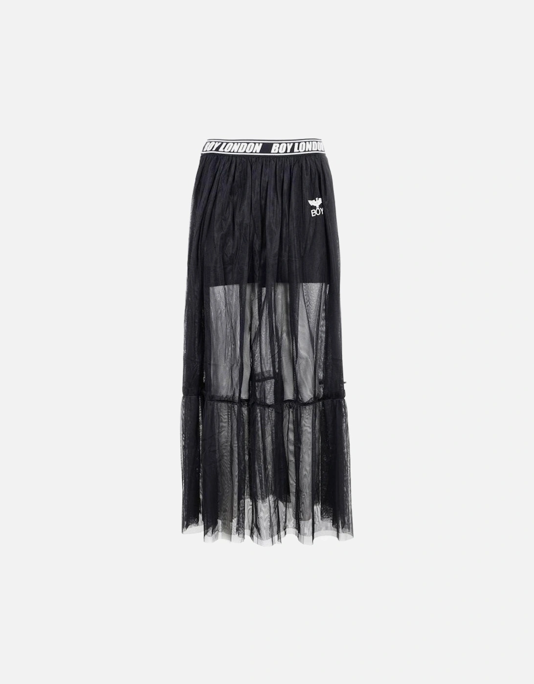 Floral Pattern Skirt with Machine Washable Fabric Women - Black, 3 of 2