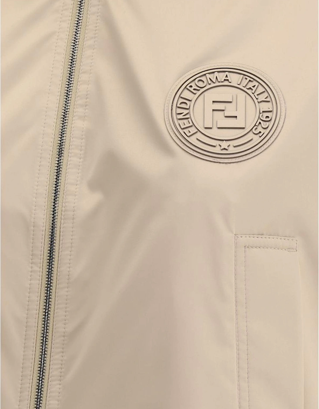 Cropped Waterproof Jacket with Adjustable Hood Women - Beige Jackets