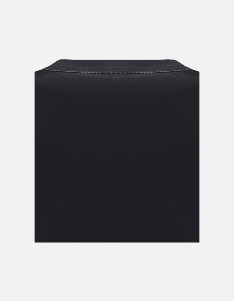 Cotton T-Shirt with Jewel Detail Women - Black