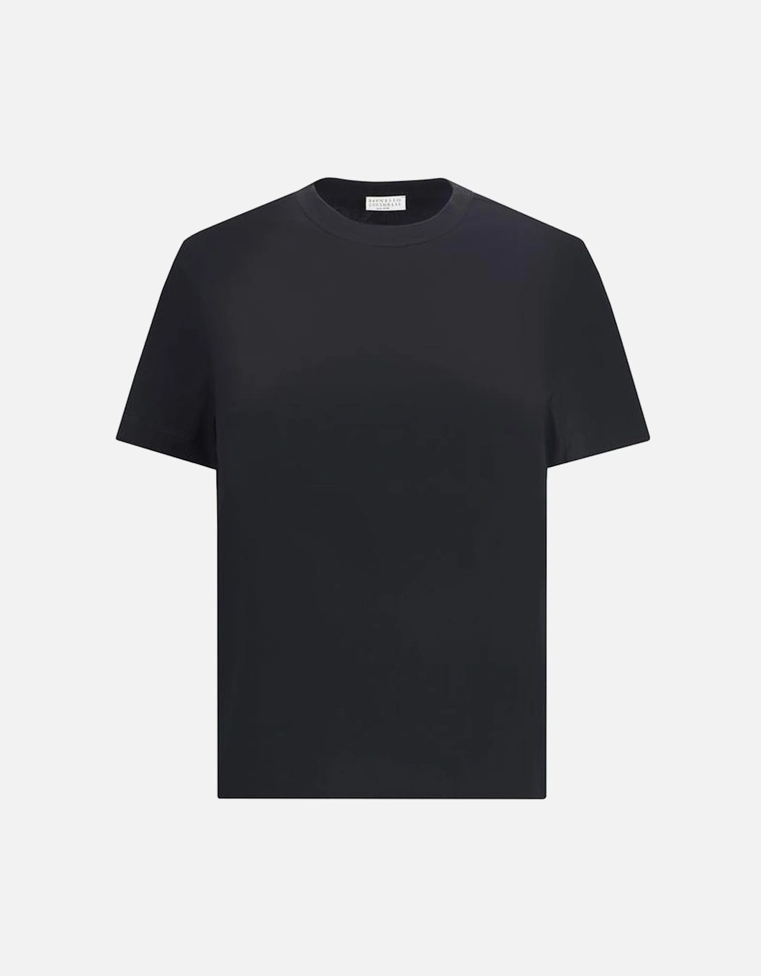 Cotton T-Shirt with Jewel Detail Women - Black, 4 of 3