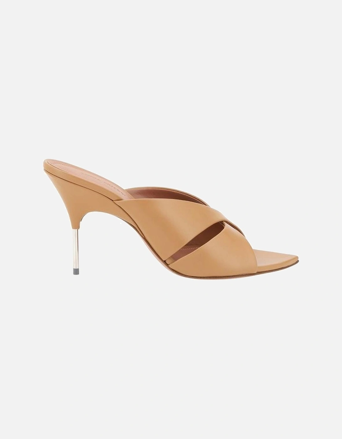 Samantha Metallic Stiletto Heel Sandals Women - Beige, 5 of 4