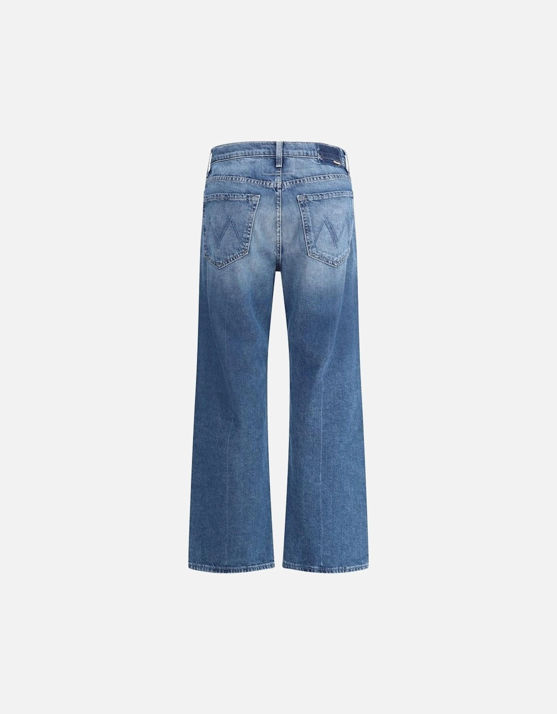 High-Waisted Wide Leg Jeans with Five-Pocket Design Women - Blue Jeans