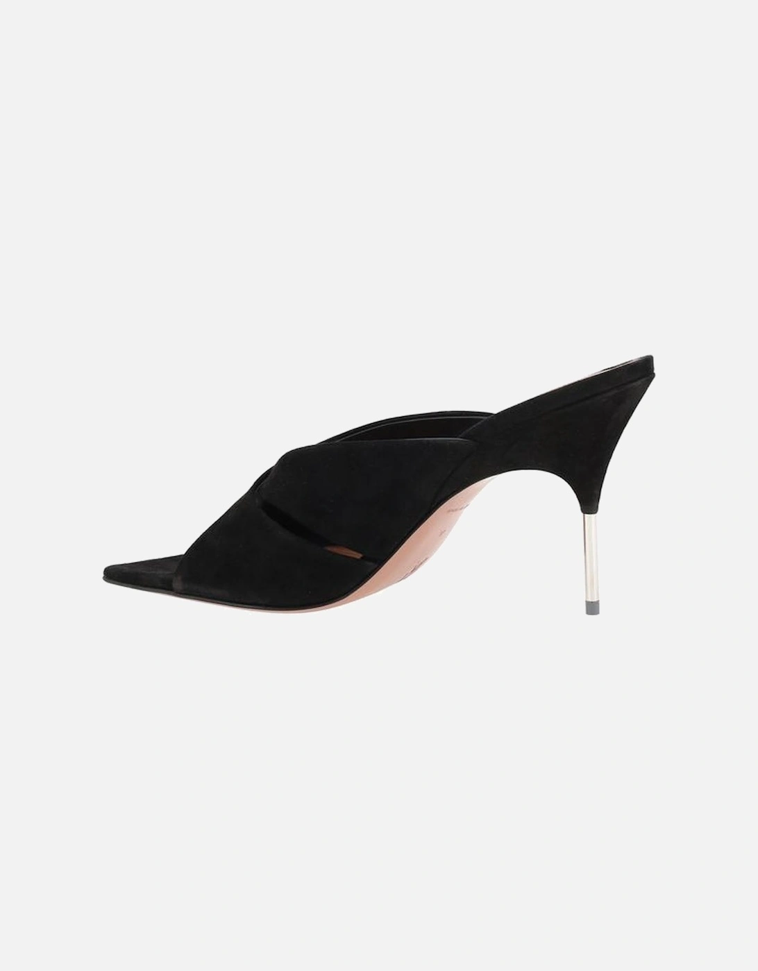Samantha Sabot Sandals with Metallic Stiletto Heel Women - Black