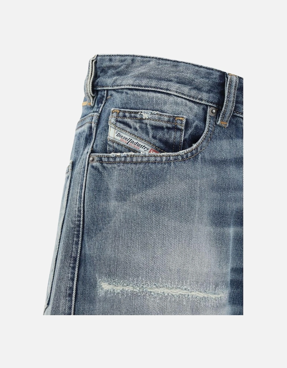Wide Leg Loose Fit Five-Pocket Jeans Women - Blue Jeans