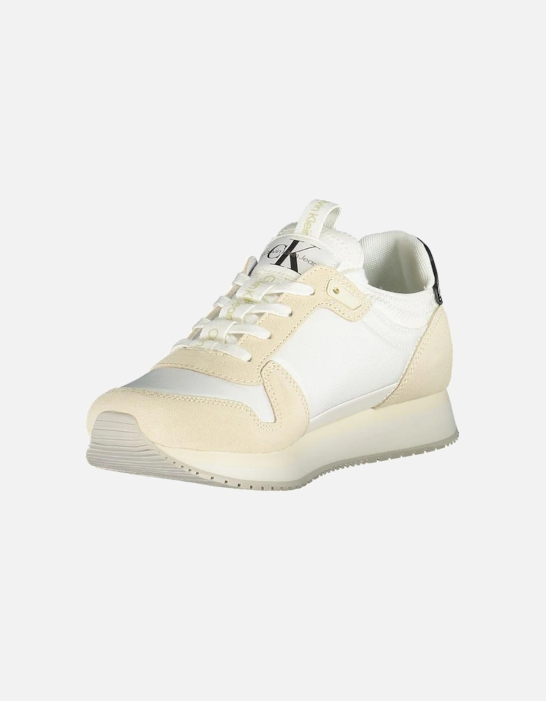 Modern Chic Sustainable Sneakers with Removable Footbed Women - White