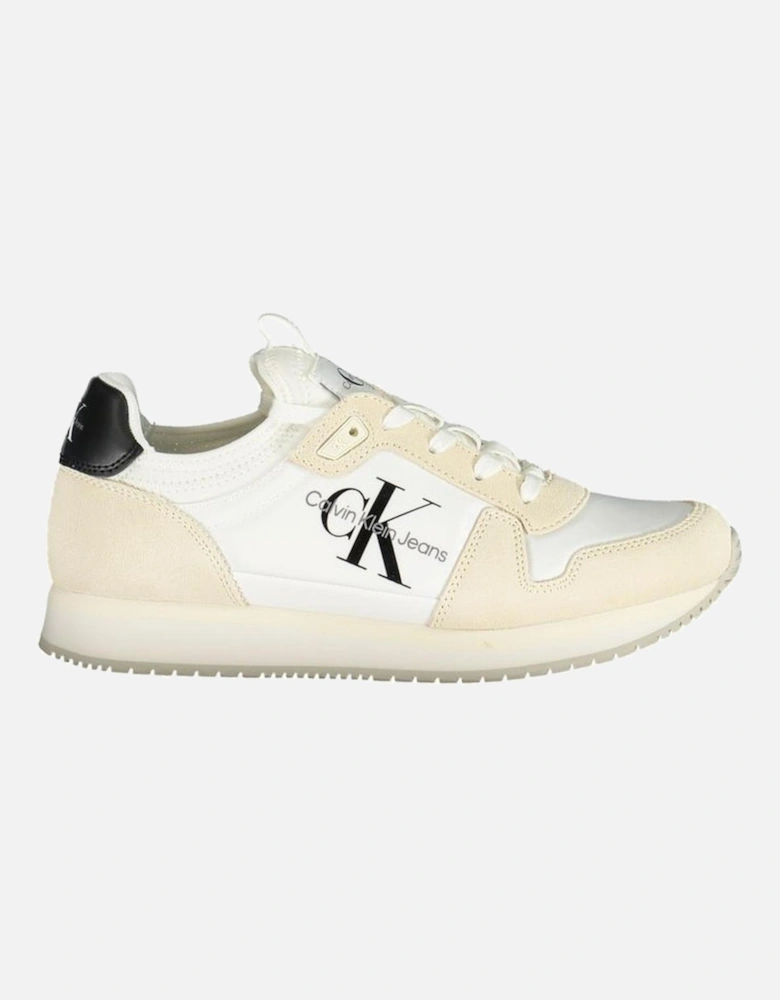 Modern Chic Sustainable Sneakers with Removable Footbed Women - White