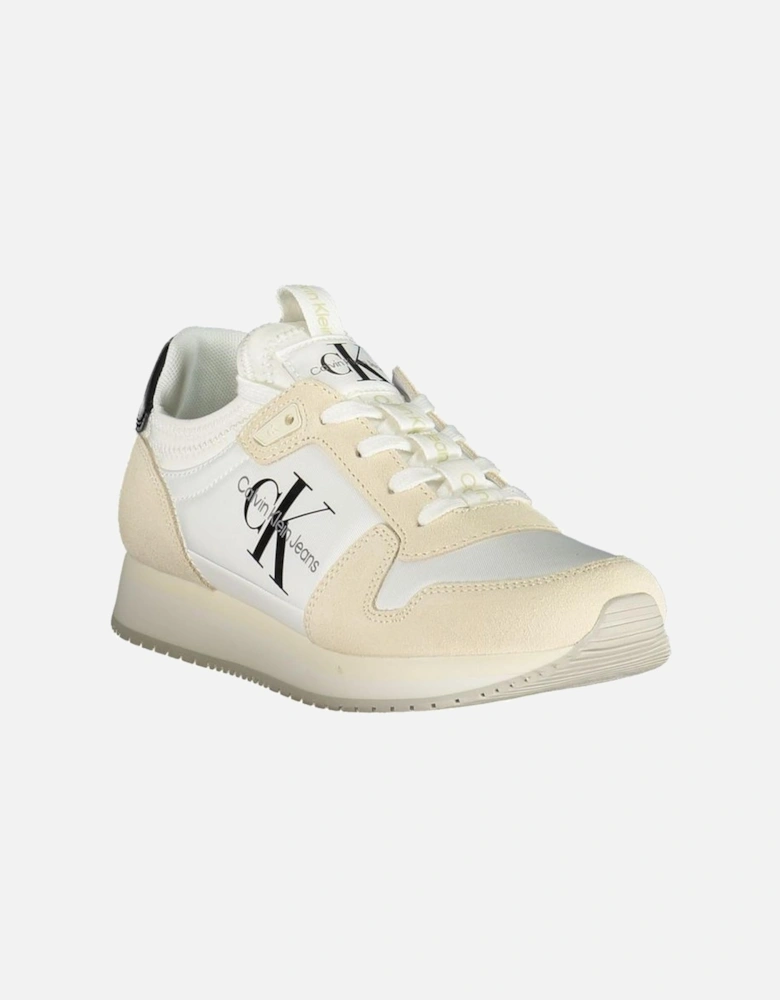 Modern Chic Sustainable Sneakers with Removable Footbed Women - White