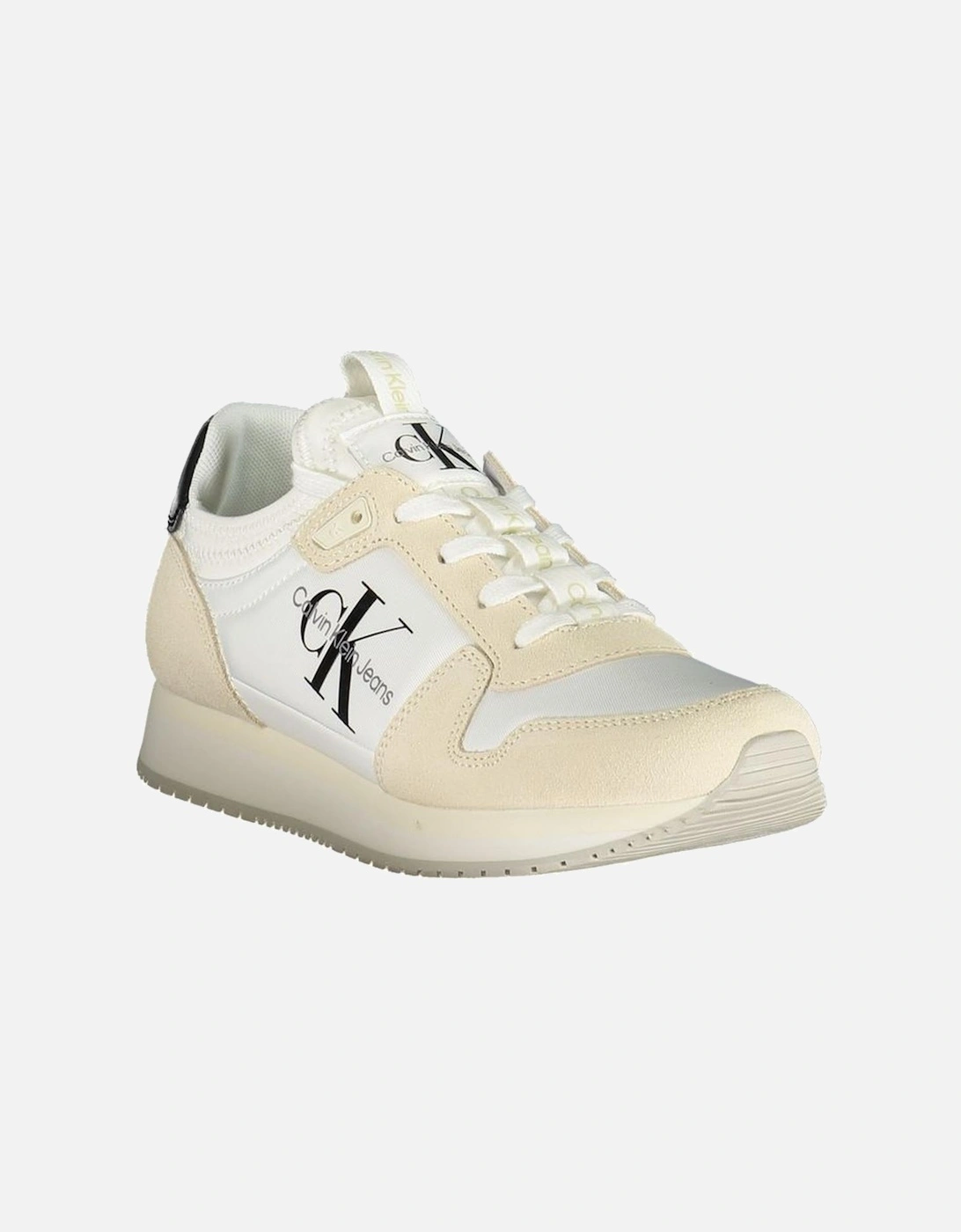 Modern Chic Sustainable Sneakers with Removable Footbed Women - White