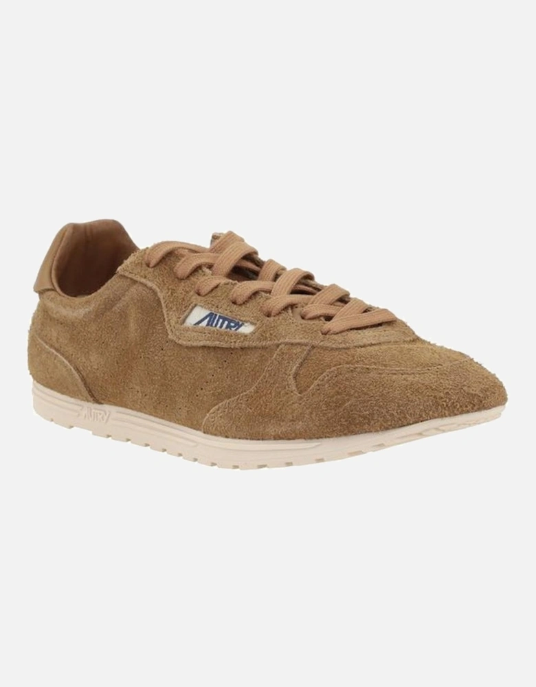 Windspin Low Suede Lace-Up Sneakers Women - Brown
