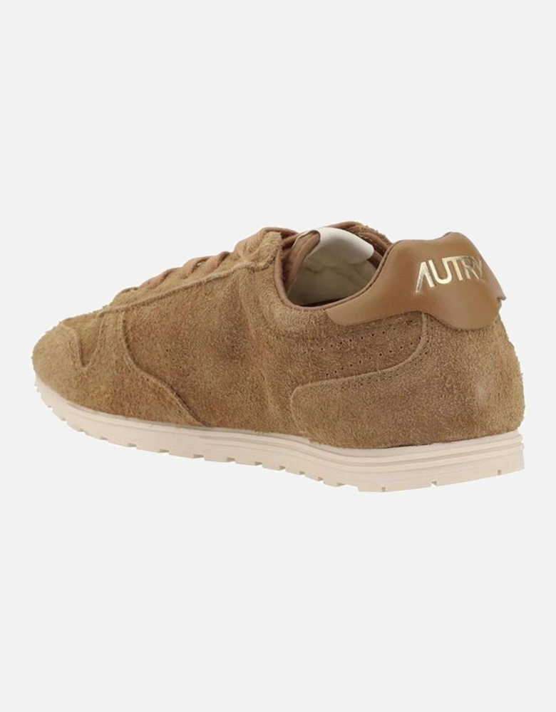 Windspin Low Suede Lace-Up Sneakers Women - Brown