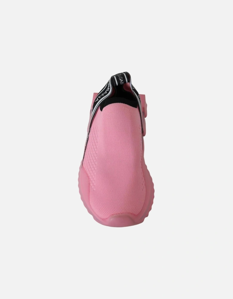 Elasticated Logo Tape Slip-On Sorrento Sneakers Women - Pink