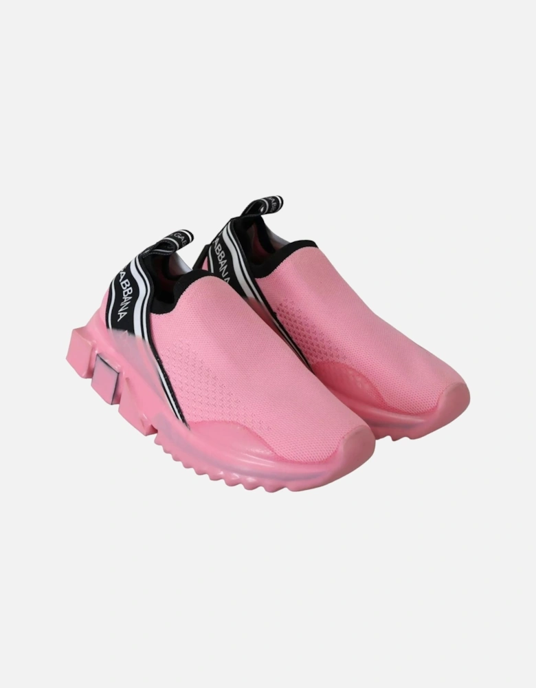Elasticated Logo Tape Slip-On Sorrento Sneakers Women - Pink