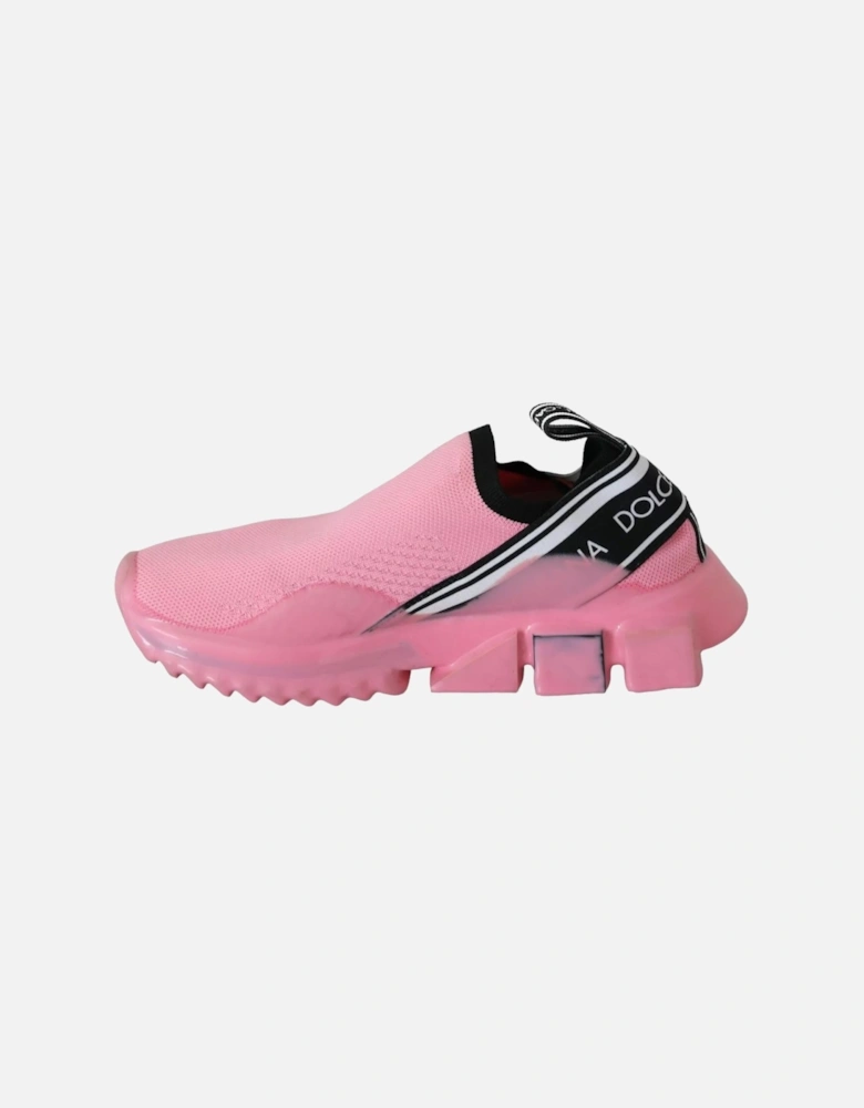 Elasticated Logo Tape Slip-On Sorrento Sneakers Women - Pink