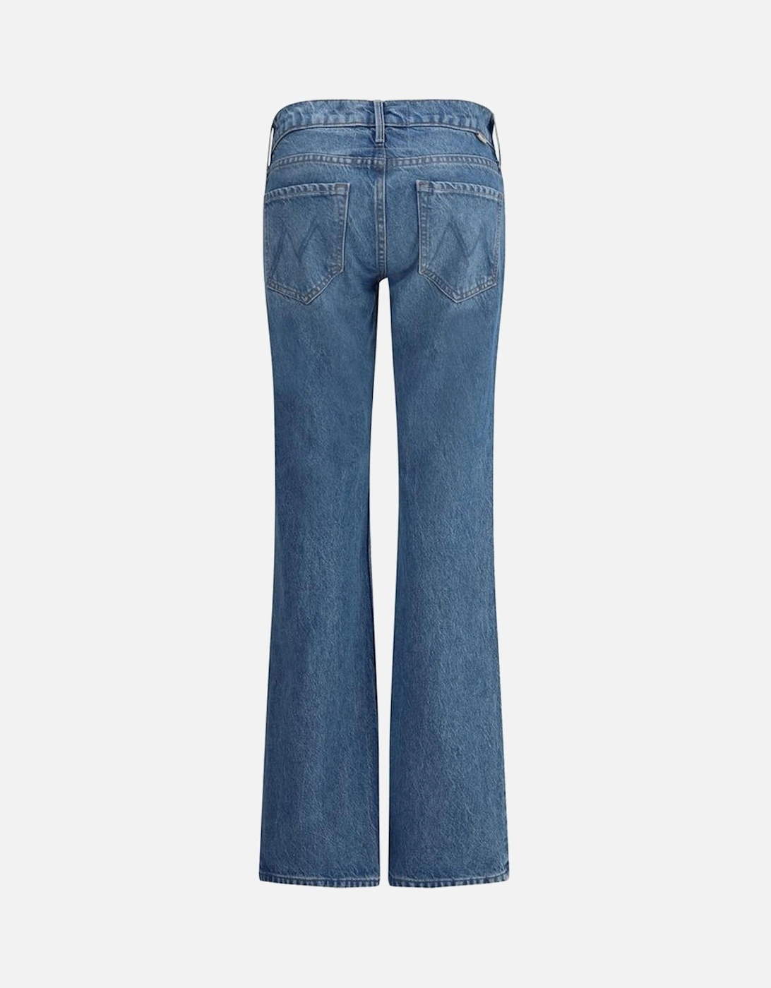 Flare Mid-Rise Jeans with Five-Pocket Design Women - Light Blue Jeans