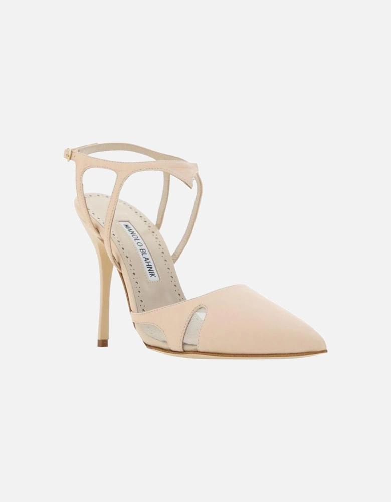 Calfskin Fabio Pumps with Adjustable Ankle Strap Women - Multicolor