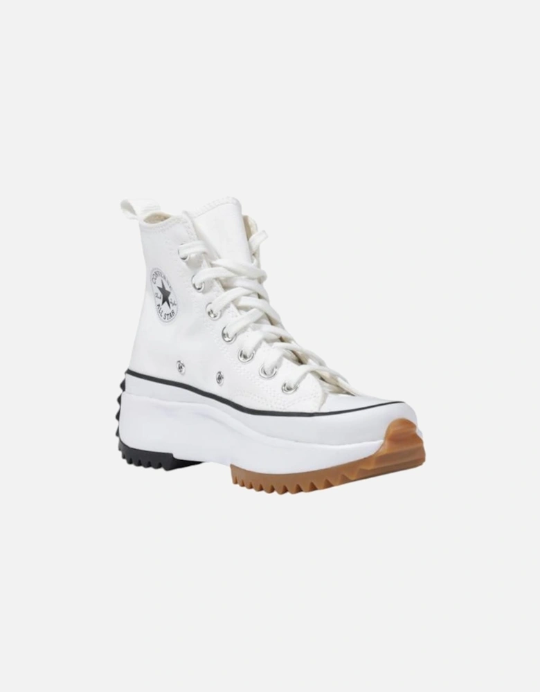 High-Top Sculpted Sole Sneakers Women - White