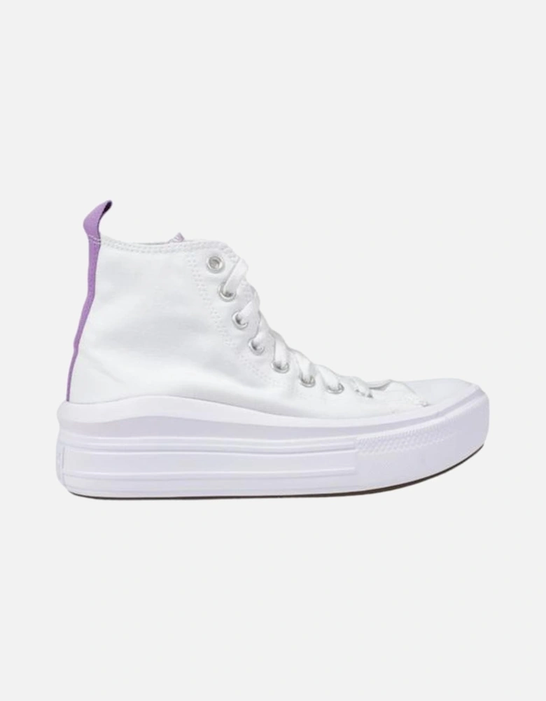 Fabric Womens Sneakers - White