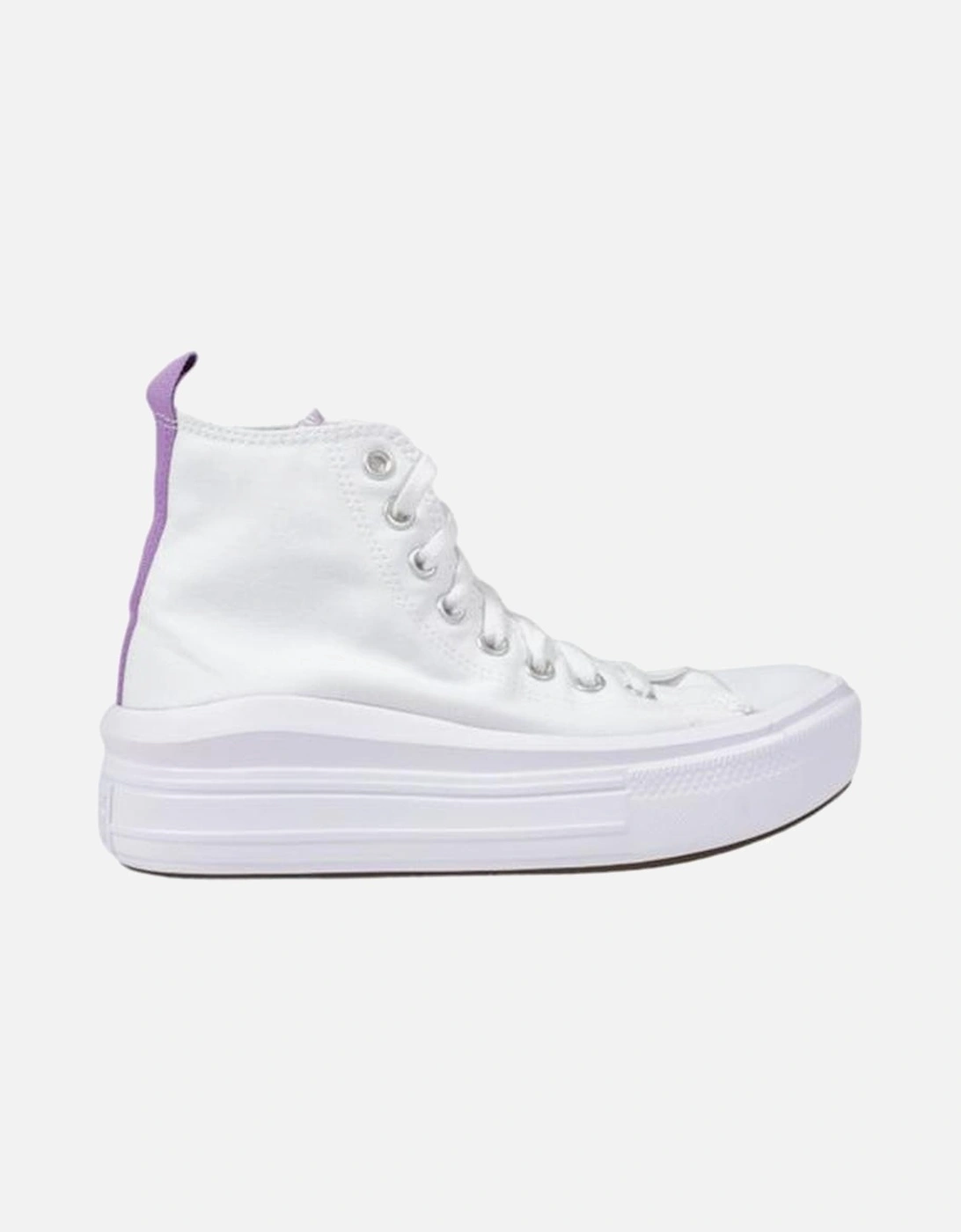Fabric Womens Sneakers - White, 6 of 5