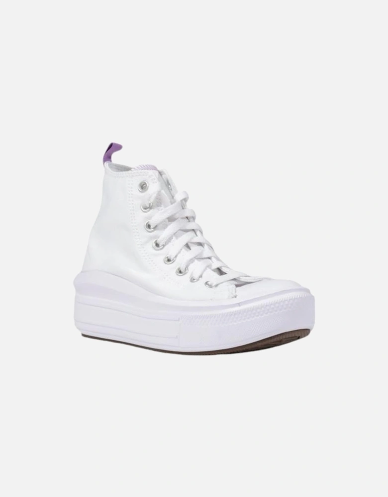 Fabric Womens Sneakers - White