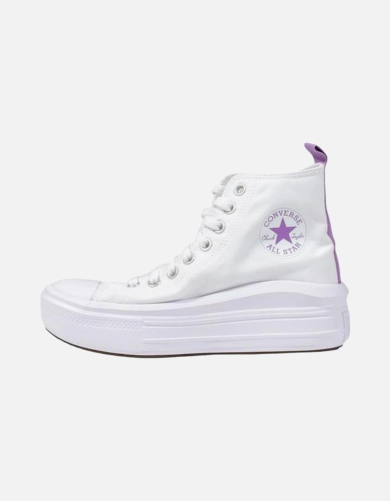 Fabric Womens Sneakers - White