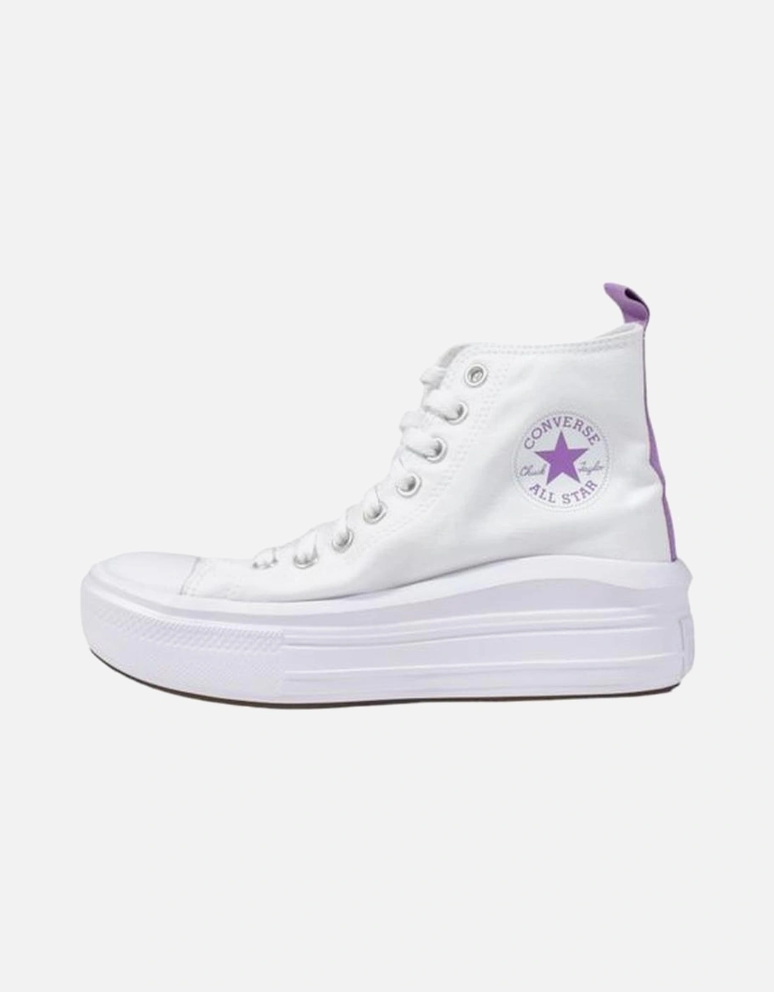 Fabric Womens Sneakers - White