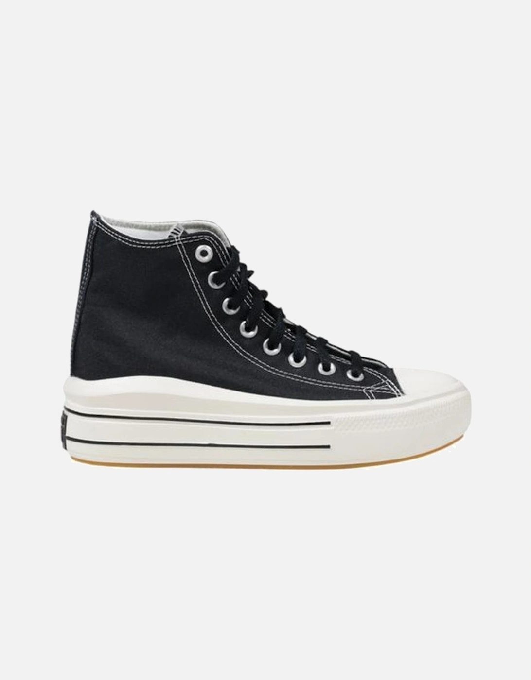 Run Star Hike Platform High Top Women - Black Sneakers, 6 of 5